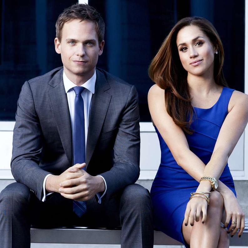 Meghan Markle and Patrick J. Adams