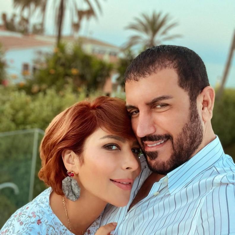 فائق حسن وزوجته أصالة