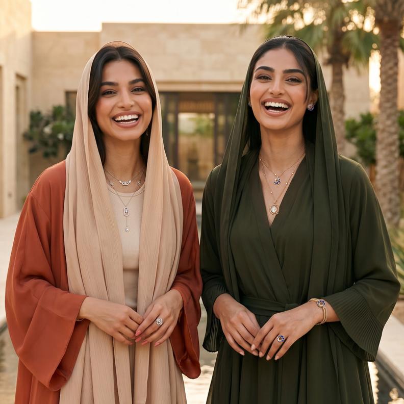 في هذا العيد، تألقي بقطعة تُجسّد روح الوطن من داماس للمجوهرات
