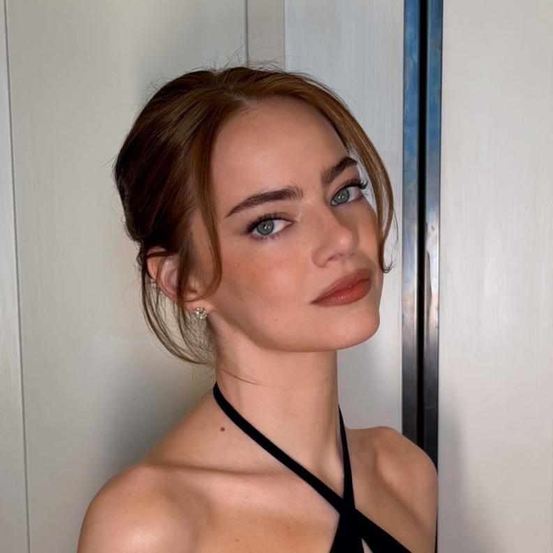 Emma for BAFTA.styling makeup #ninapark
