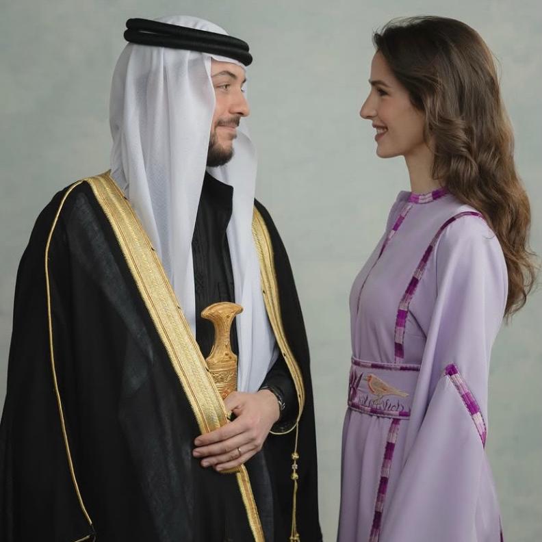 أجمل مجوهرات الأميرة رجوة في عيد ميلاد الأمير الحسين 