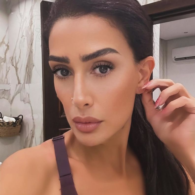اطلالة غادة عبدالرازق في احدث صورها على انستغرام