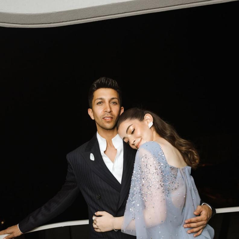 ليلى زاهر وهشام جمال