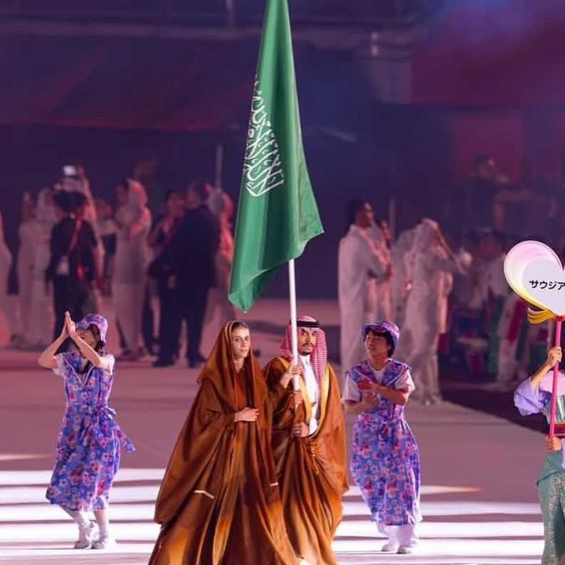 من هي يارا العمري التي رفعت راية السعودية في افتتاح آسياد ناغويا 2026؟