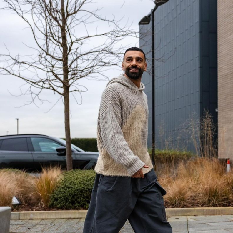 اول ظهور لمحمد صلاح مع ابنه ليل