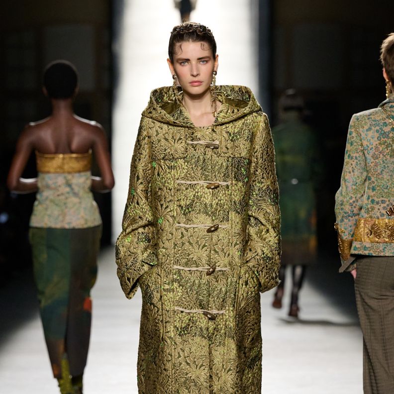 معاطف وسترات بقماش فاخر من Dries Van Noten 