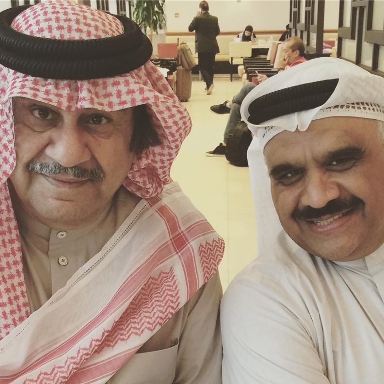 داوود حسين مع عبد الحسين عبد الرضا