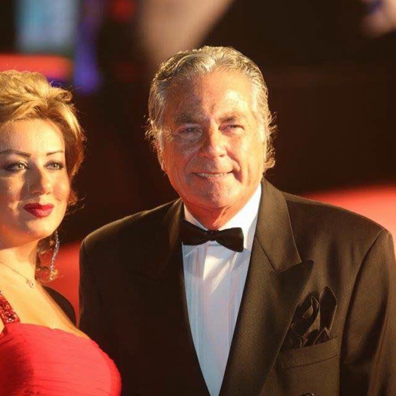 مصطفى فهمي وزوجته