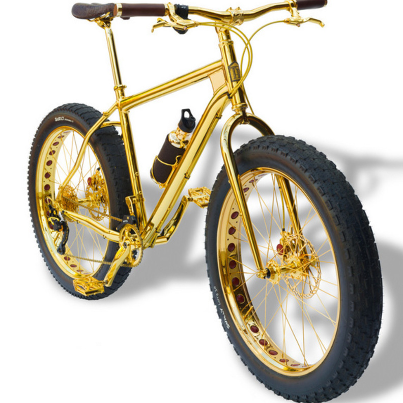 أغلى دراجة هوائية في العالم من الذهب الخالص!