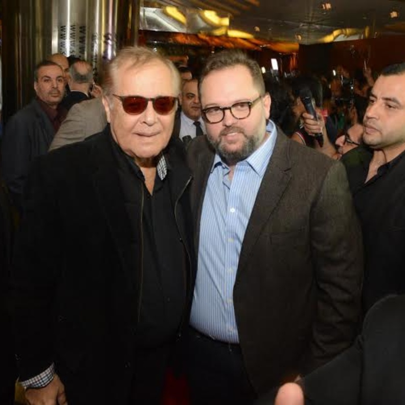 حضر لتهنئة ابنه محمد على بطولة الفيلم