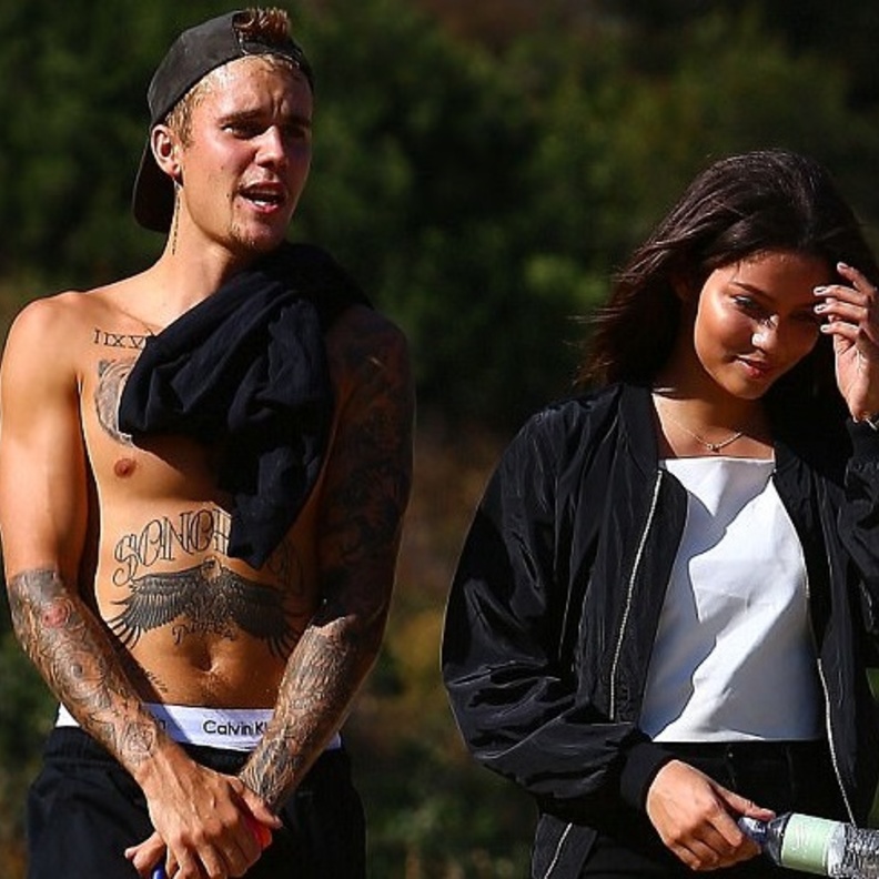 جاستن بيبر وأودريانا