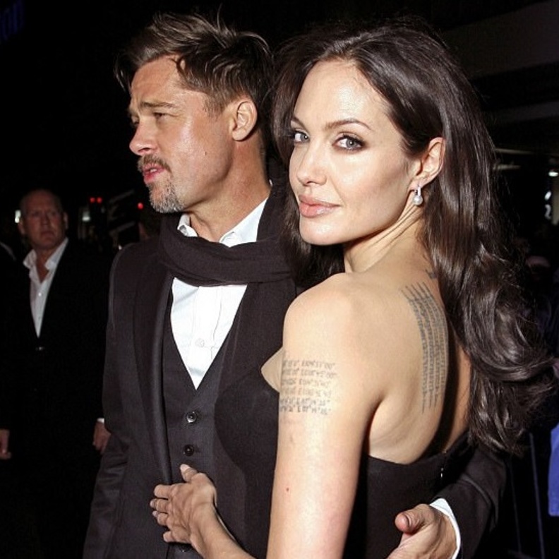 أنجلينا جولي وبراد بيت