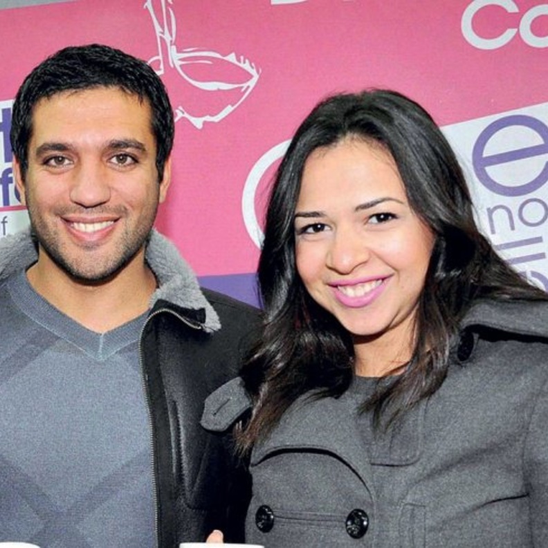 حسن الرداد وعروسه إيمي سمير غانم