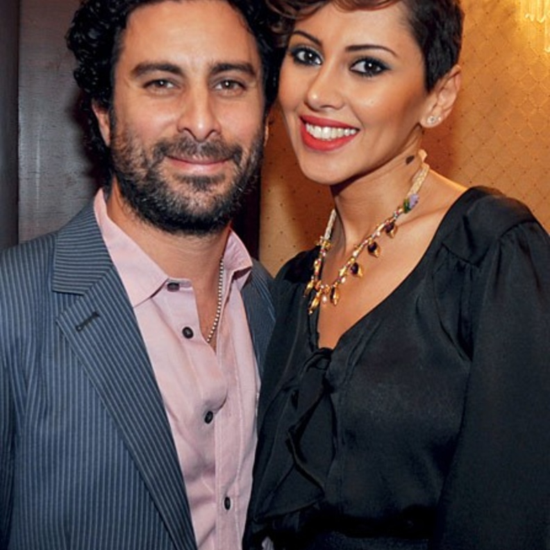 ياسمين رئيس وزوجها