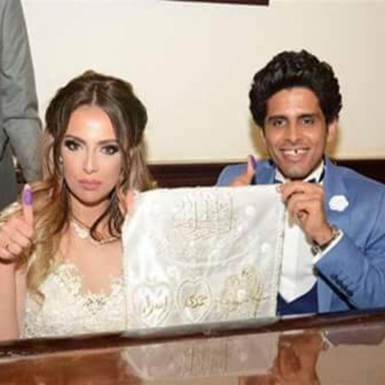 حمدي الميرغني واسراء عبدالفتاح