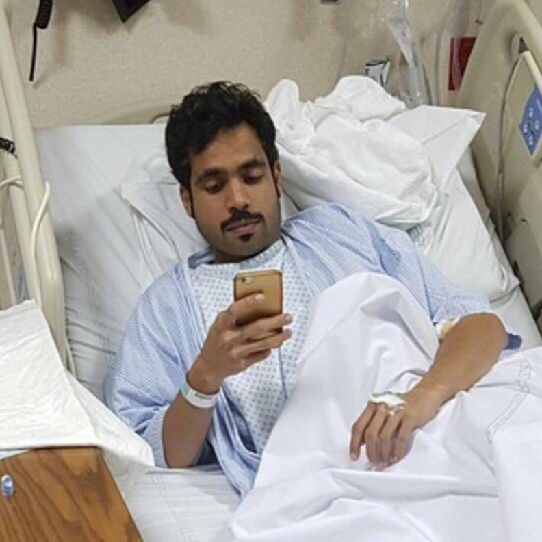 الشاب السعودي العنزي 