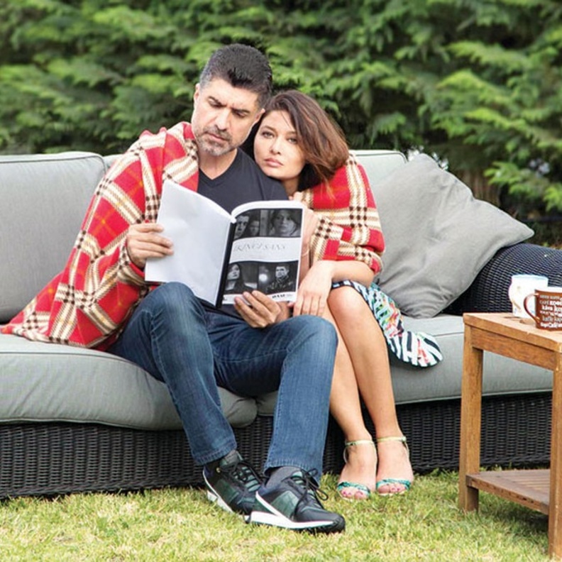 نورجول يشيلجاي وأوزجان دينيز في مسلسل قصر أصمالي