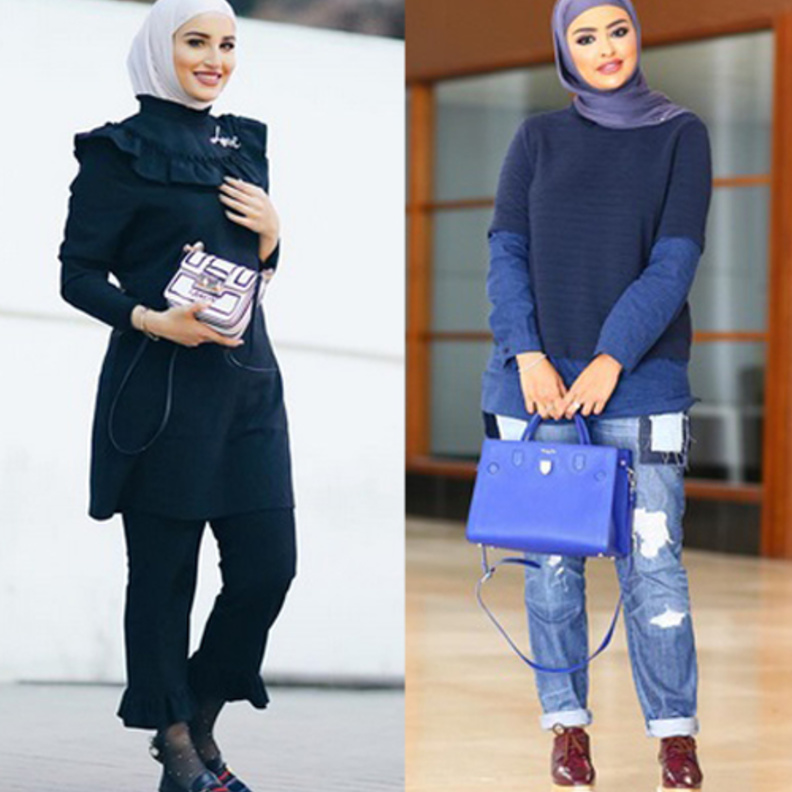 ملابس محجبات للسفر عصرية