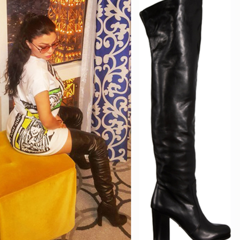 هيفاء وهبي نسيت ارتداء البنطلون مع هذا الحذاء