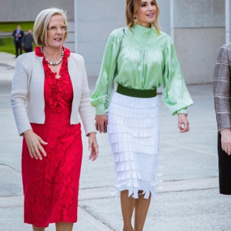 نجوى كرم في إطلالة منعشة من قوتشي Gucci