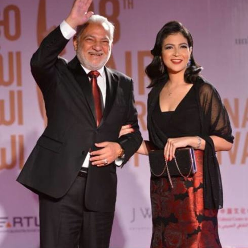 سامح الصريطي مع زوجته السابقة