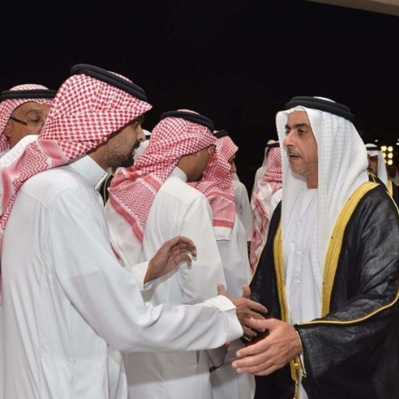 استقبال المعزين في وفاة الأمير مشعل بن عبدالعزيز