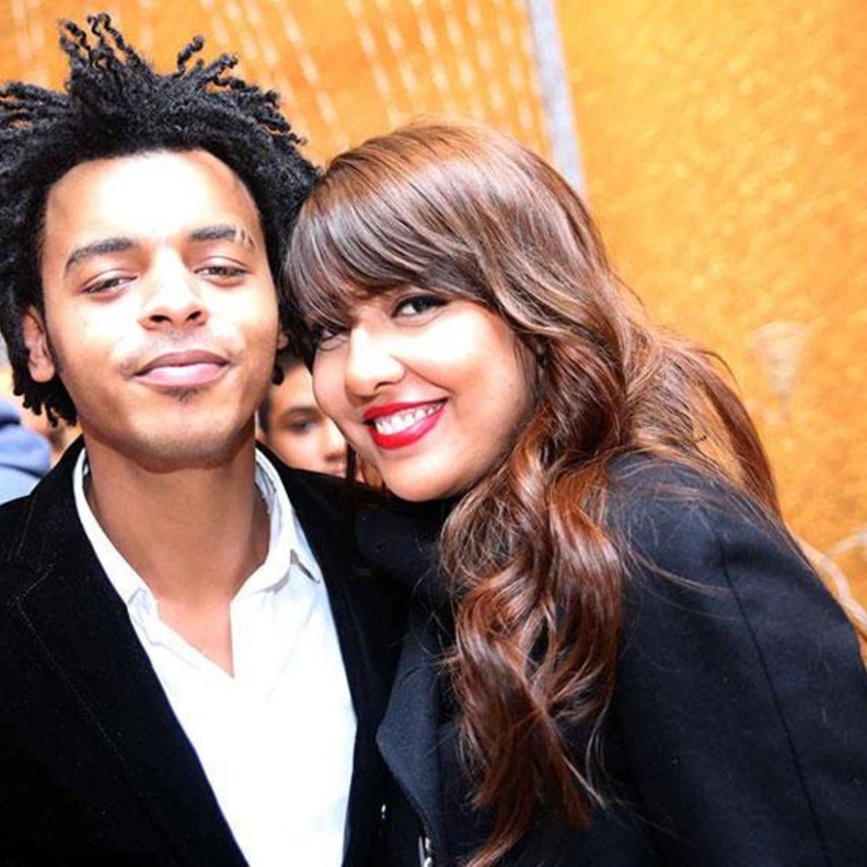 مي كساب وزوجها 