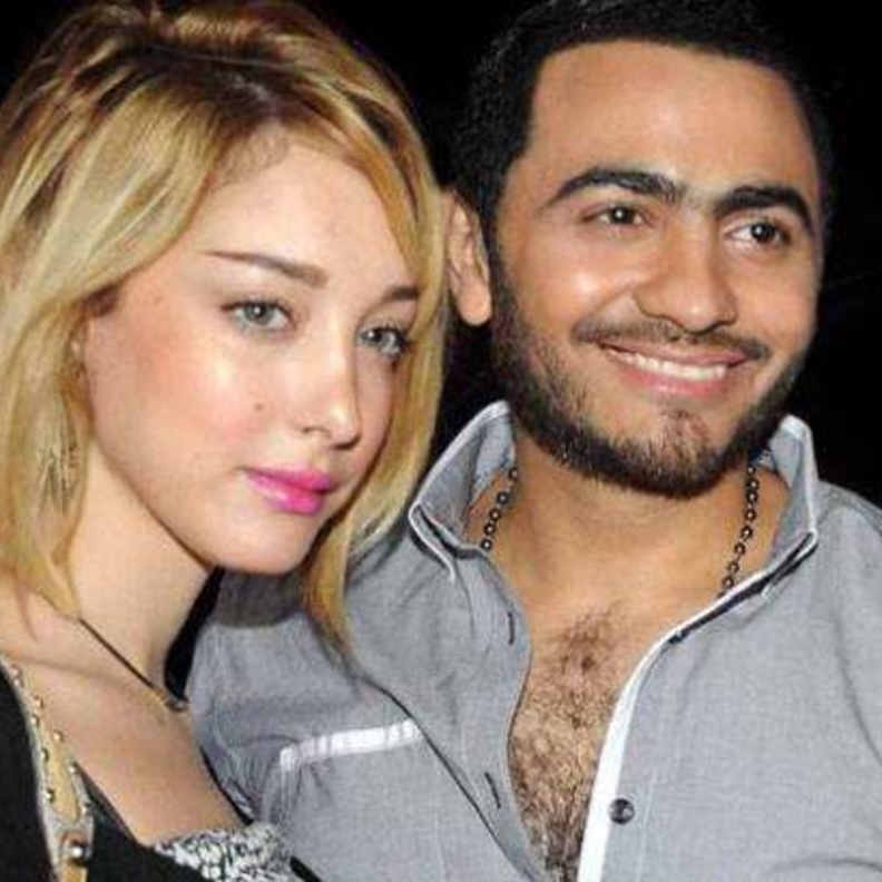 تامر حسني وبسمة بوسيل