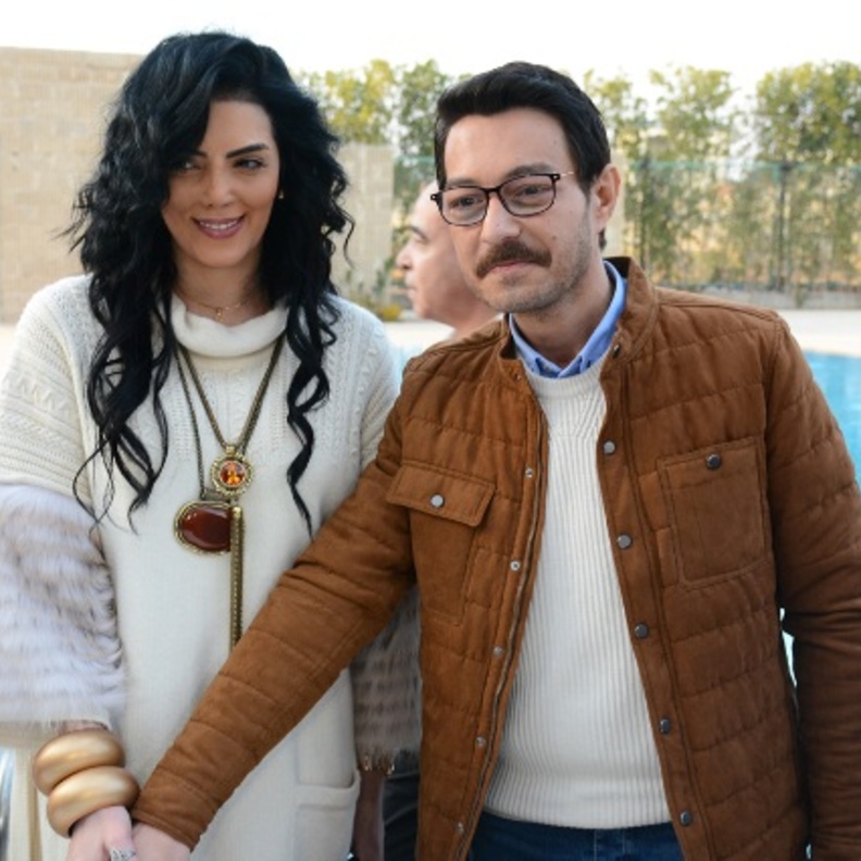 أحمد زاهر وحورية