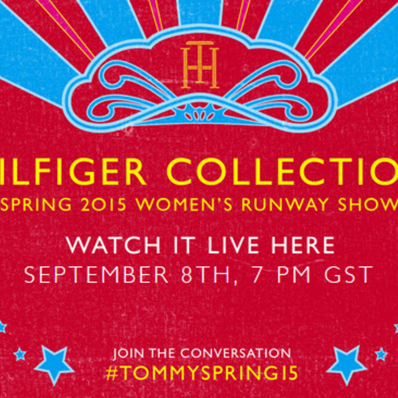 بث مباشر لعرض أزياء تومي هيلفجر Tommy Hilfiger لربيع و صيف 2015
