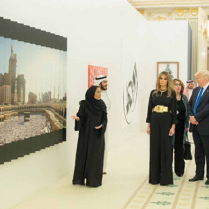 بالصور..اليوم الأول للرئيس الأمريكي ترامب وأسرته في السعودية