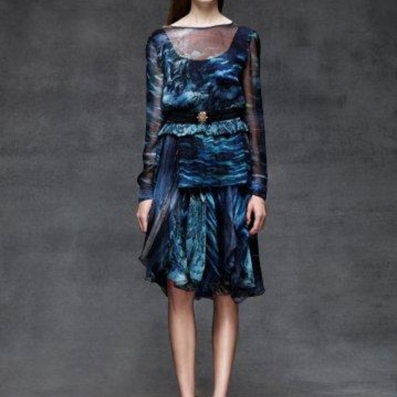 مجموعة Alberta Ferretti ما قبل الخريف 2014