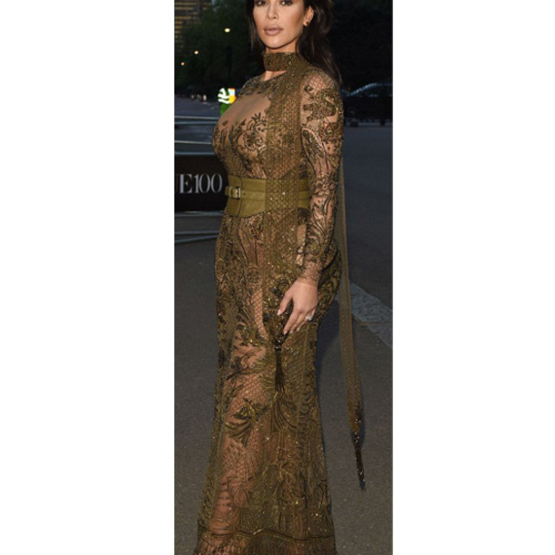 Kim Kardashian in Roberto Cavalli