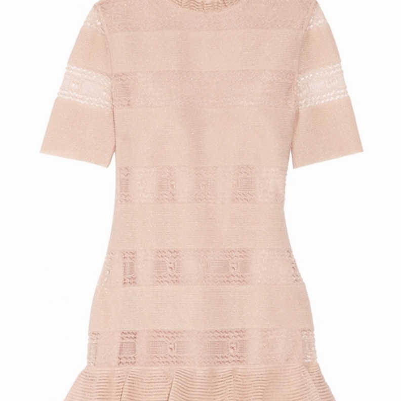 Alexander McQueen فستان من الدانتيل من