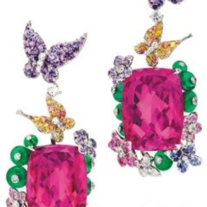 Anna Hu butterfly earrings