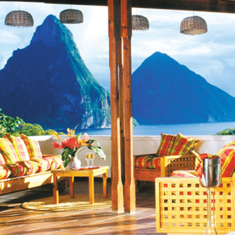 Anse Chastanet - St. Lucia - View.