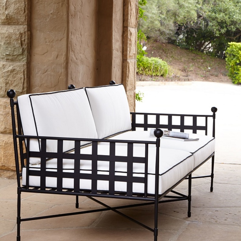 Avery Neoclassical Outdoor Sofa