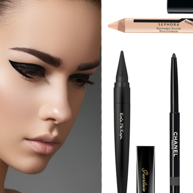 مكياج عيون كلاسيكي بواسطة كحل العين و الايلاينر لابراز العيون بطرق سهلة ومبسطة