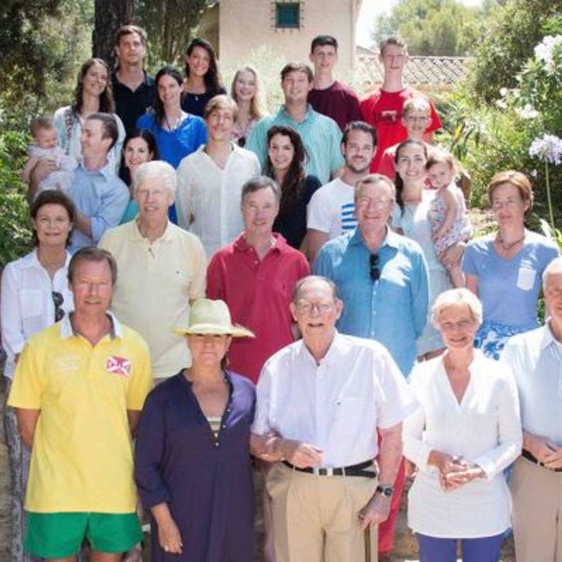 امراء لوكسمبورغ في اجازة صيفية