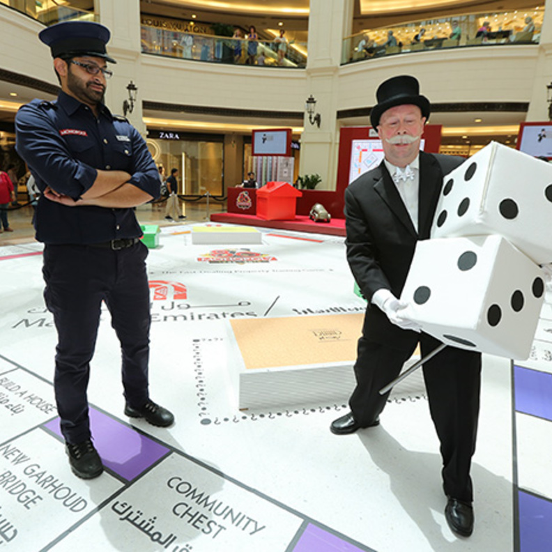 العبوا مع "مونوبولي" العملاقة في أسواق دبي