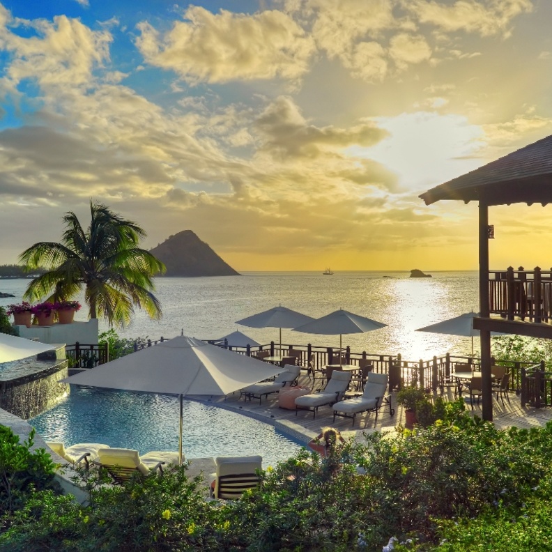 Cap Maison - Castries - منظر الغروب