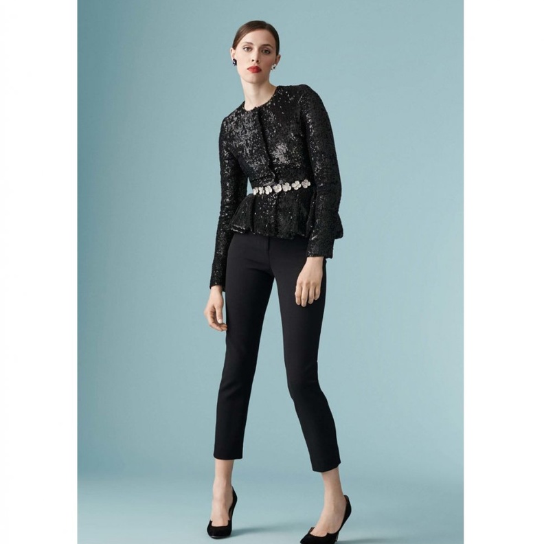 Jenny Packham فستان سهرة أسود من مجموعة كروز