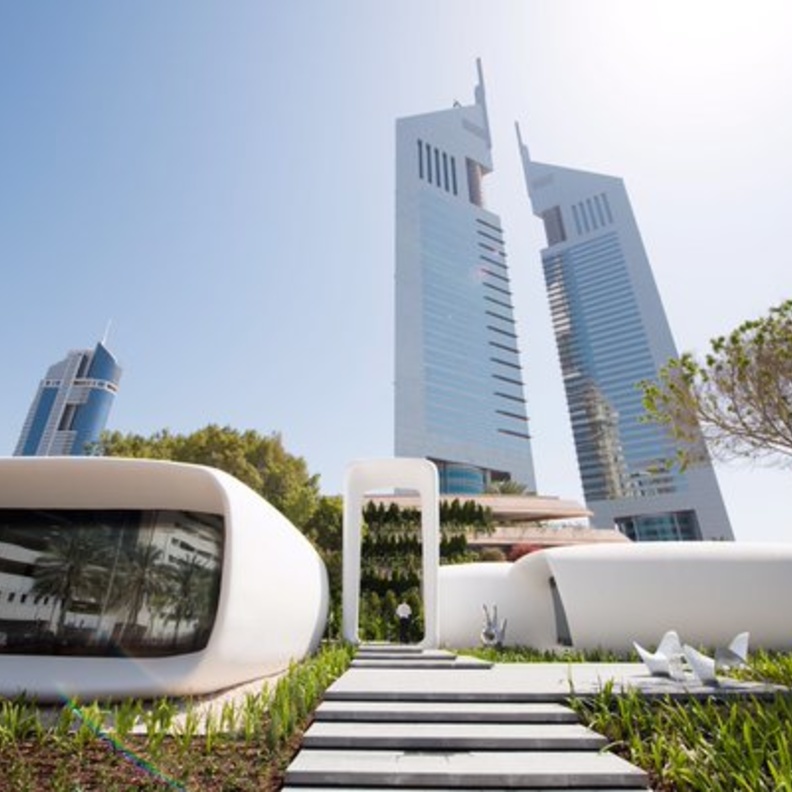  دبي تفتتح اول مكتب في العالم مبني بتقنية الطباعة ثلاثية الأبعاد