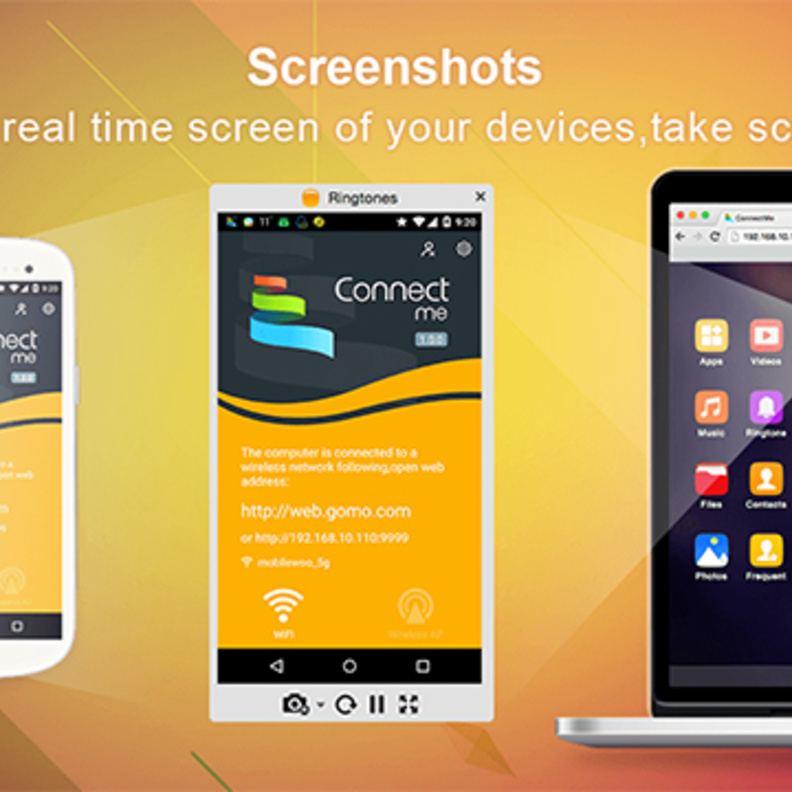 تطبيق ConnectMe لإدارة الهاتف الذكي من الكمبيوتر