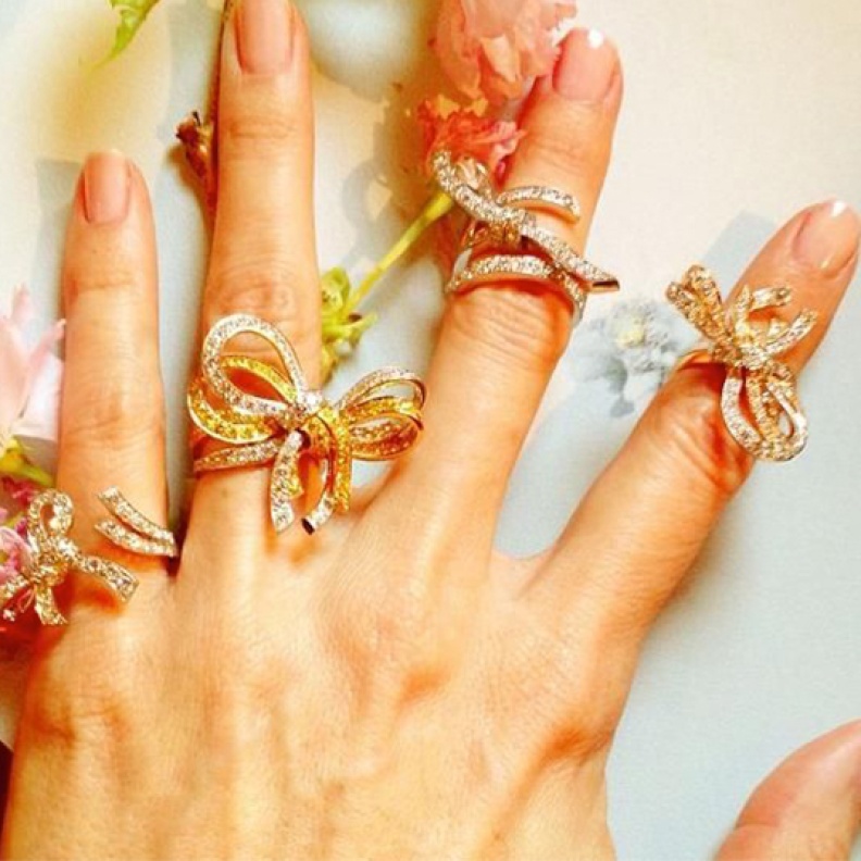 خواتم "البابيون" أناقة بغاية الأنوثة