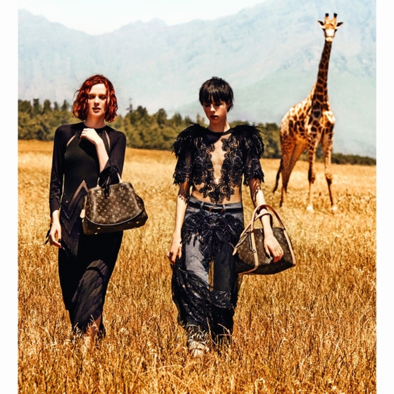 رحلة مع Louis Vuitton بين الصحراء الذهبية والأدغال الغنية 