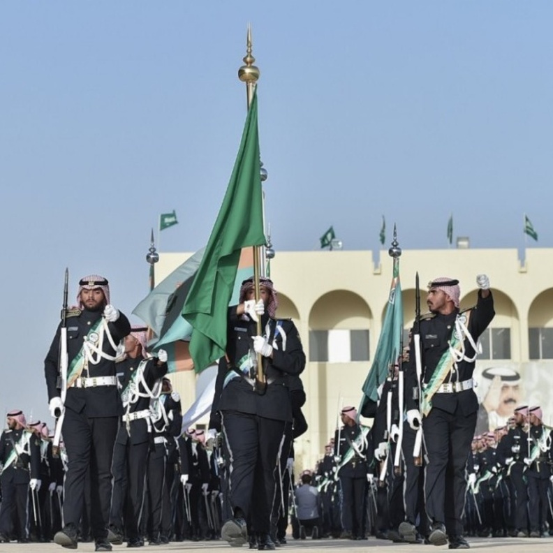 جانب من حفل تخرج أحدى دفعات كلية الملك خالد العسكرية