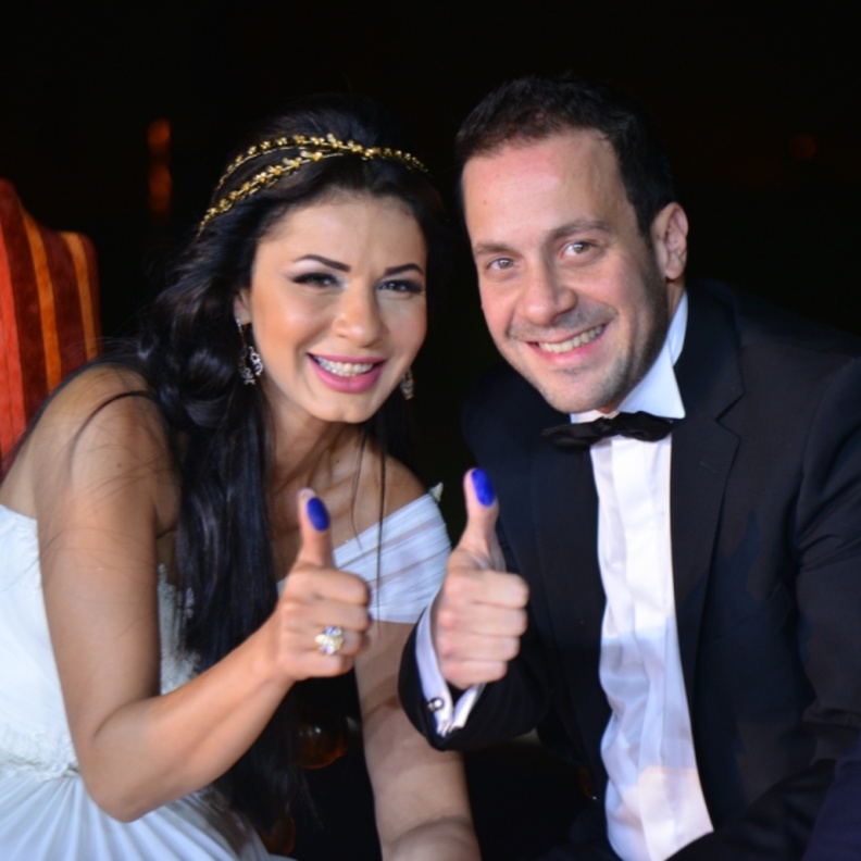 عقد قران الفنانة نجلاء بدر