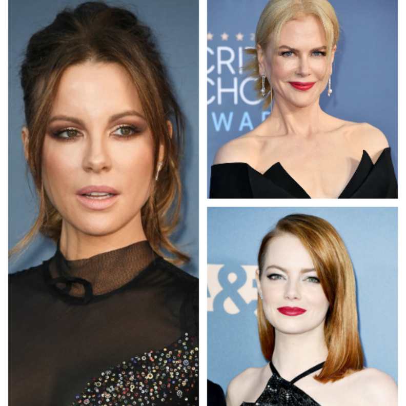 مكياج النجمات في حفل Critics Choice Awards