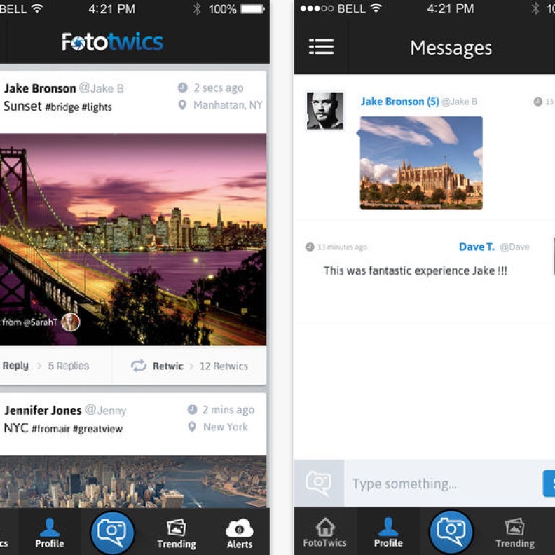 تطبيق "Fototwics": التدوين المصغر بالصور